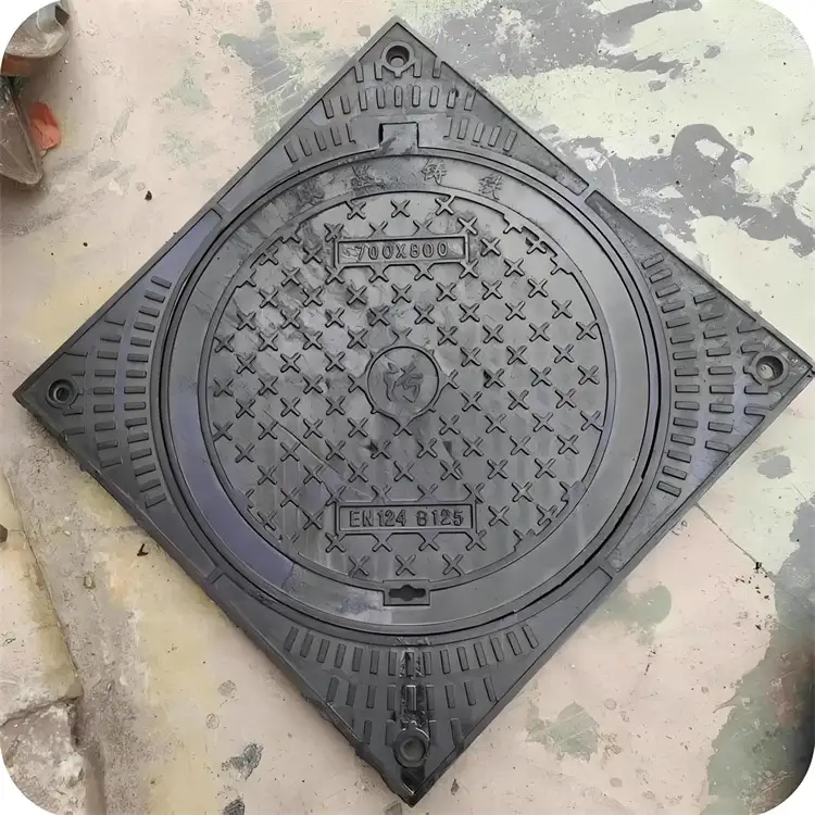 球墨铸铁外方内圆井盖